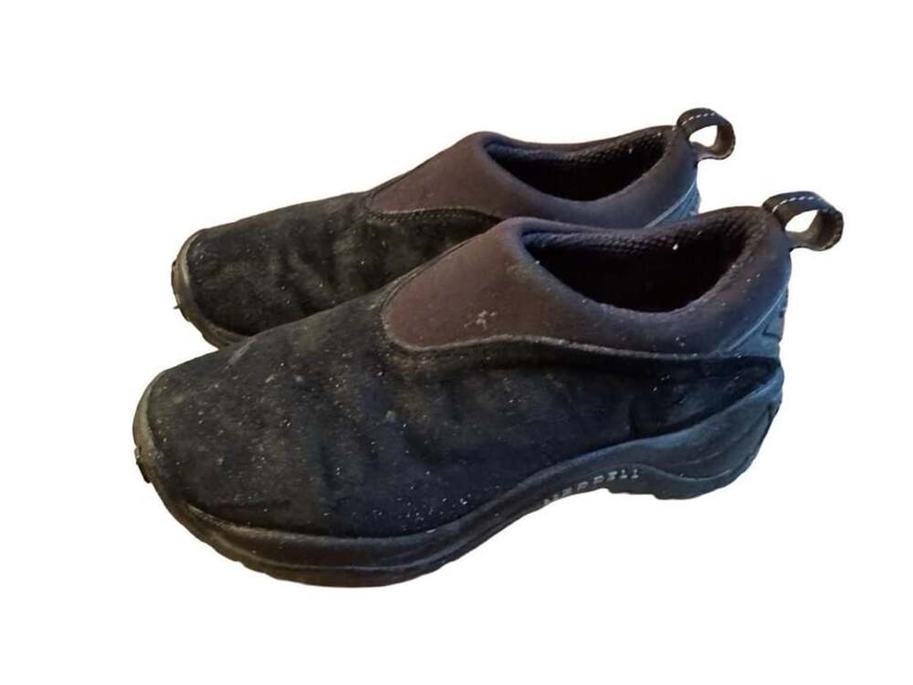 Merrell Orbit Moc Black Suede Slip On Shoes 7
B1513